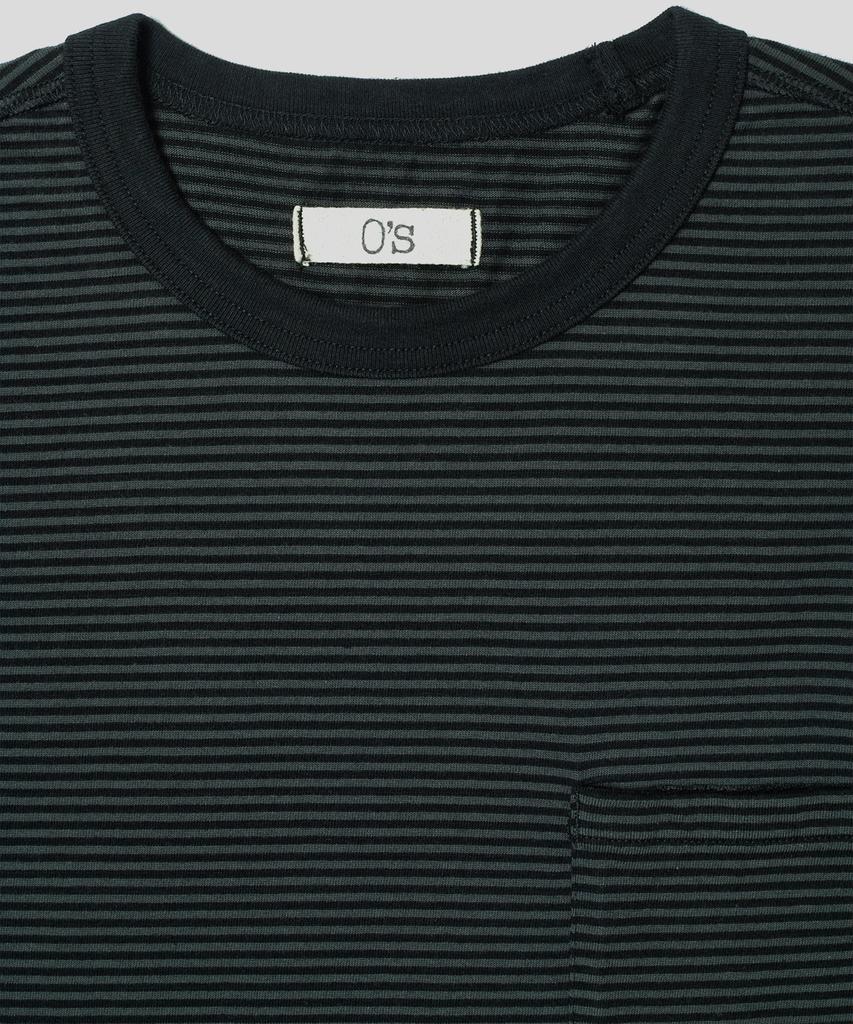Onses Steady Stripe Long Sleeve T Shirts (Charcoal/Black)