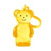 Clear Bear Squeeze Toy with Hanging Buckle Stress Relief Bear Sensory Toy Slow Rising Sugar Stress Ball Decompression Animal Toy