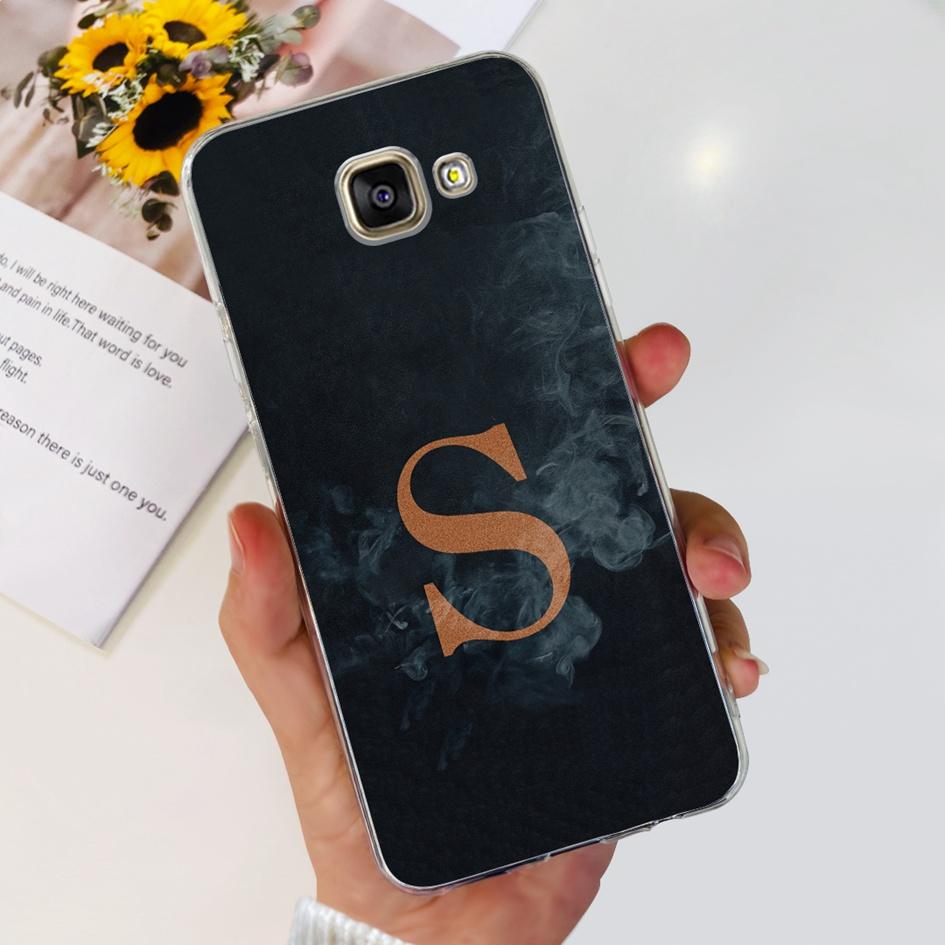 For Samsung Galaxy A3 2016 Case A310F A310M A310Y Silicone Cover Cute Letters Flower Clear Funda For Samsung A3 2017 A320F Coque