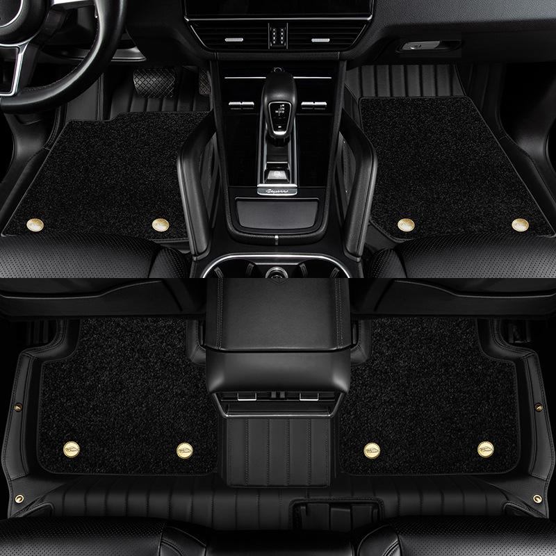Custom-Fit Cowhide Floor Mats for Cadillac CT5, CT6, XT4, XT5, XTS, XT6 - Full Coverage