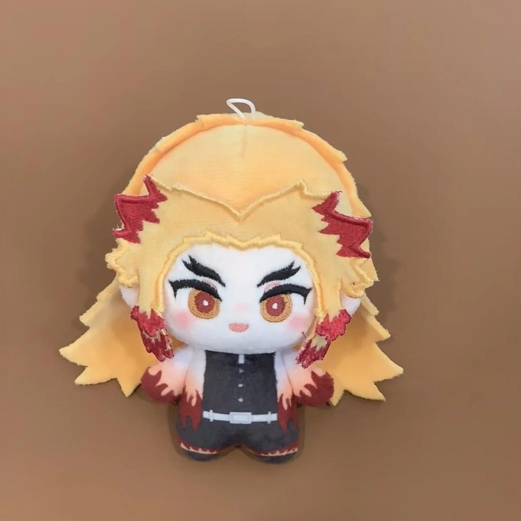 Nya Söta Demon Slayer Gosedjursmaskotar 10 cm Kimetsu No Yaiba Karaktärer Gosedjursdocka Nyckelringar Mjuka Gosedjur för Fans Ryggsäcksberlock Födelsedagspresent