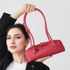 Damenhandtasche: Koreanische Nischen-Achseltasche - Rote Tasche Luxuriös, Leichtgewicht Luxus Echte Leder-Umhängetasche für den täglichen Weg