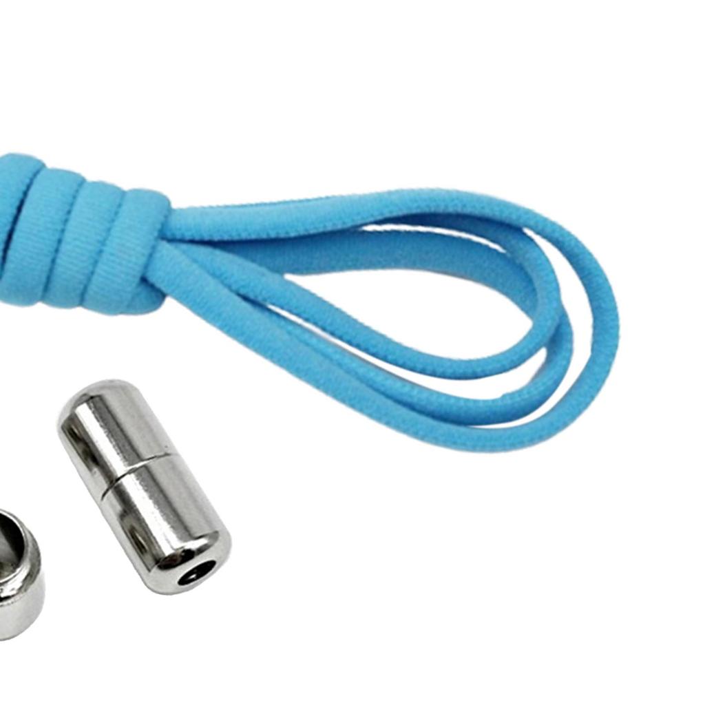 Elastische Schoenveters Zonder Strikken 1 Paar Universeel Half Rond Snelle Veters Schoenveters Zonder Strikken voor Sneakers Sportschoenen Ouderen