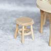Stool Lightweight Mini DIY 1:12 Miniature Dollhouse Stool for Living Room