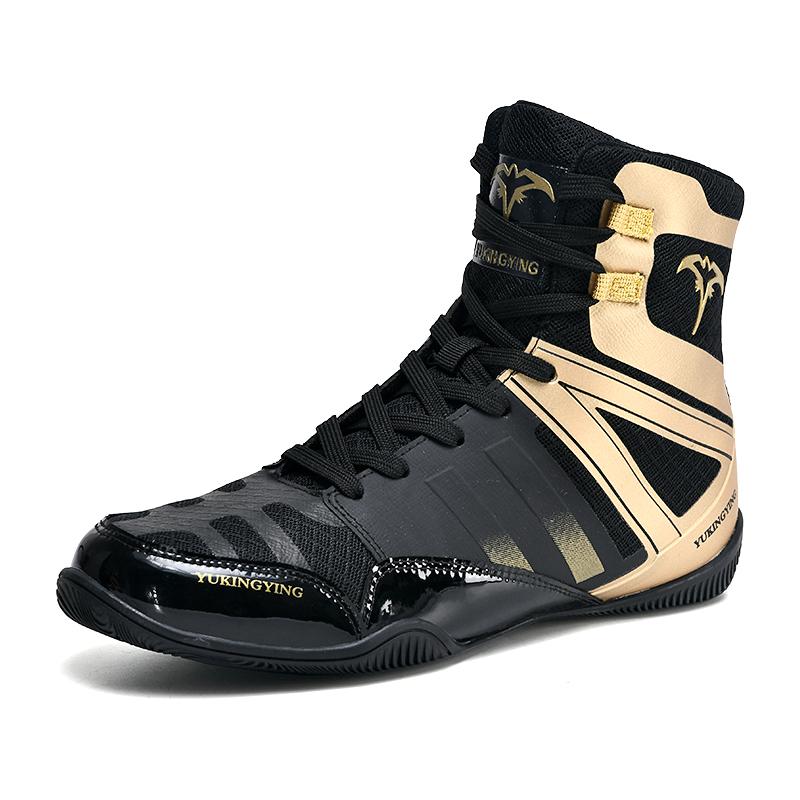 39-46 Men's Large Anti Slip Wear Resistant Breathable Safe Wrestling Shoes Boxing Shoes Squatting Shoes