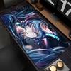 PC Gamer Desk Mat Large Gaming Mouse Pad Hatsune Miku Mousepad Office Game Accessories Decoration Mouse Mat E-Sports Playmat
