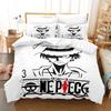 Bedding Three-Piece Set 3D Digital Printing Cartoon Polyester Abrasive Quilt Cover