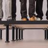 Adjustable Height Bed Frame Support Legs with Wider Base Heavy Duty Bed Riser Support Feet Base for Bed Center Slat