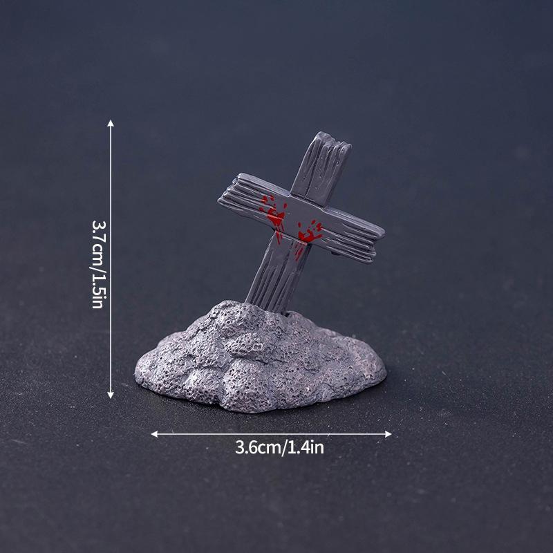 Halloween Miniatures Halloween Theme Capybara Ornaments Halloween Micro Landscape Mini Horror Desktop Figurine Decoration