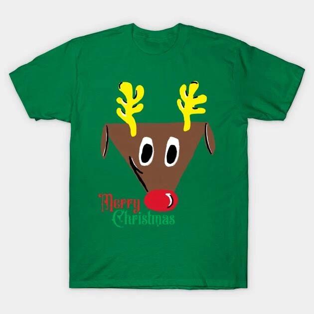 Rudolph Wishes a Merry Christmas Made in Australia T-Shirt