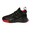 D Rose 773 J Non-Slip Shock Absorption Wear-Resistant Low-Top Basketball Shoes Kids Sneakers Black Red FZ1403