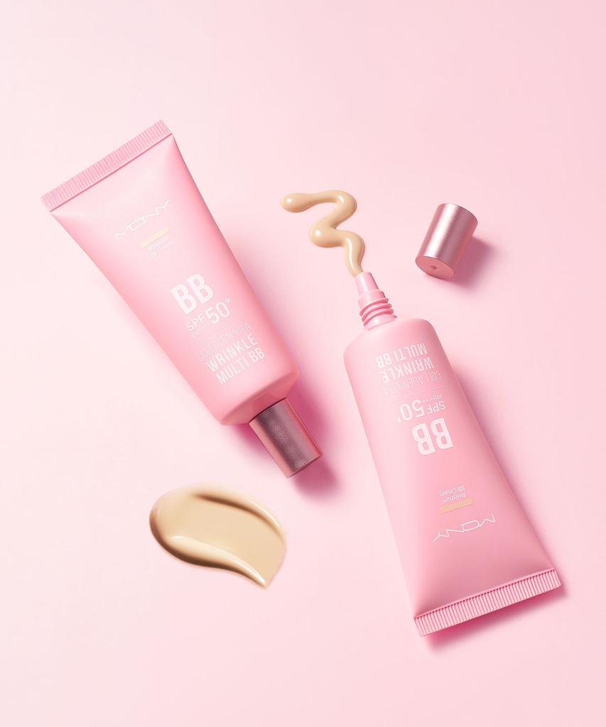 Rose PDRN Radiance BB Cream / Hyaluronic Acid Collagen Moisture Essence / Crinkle-free Blemish Coverage BB Cream Sun BB