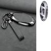 Étui Porte-Clé de Voiture en Alliage de Zinc et Cuir à 5 7 Boutons pour Hyundai Kona Ev Grandeur Gn7 Ioniq 6 Accessoires Étui Porte-Clé de Voiture