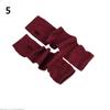 Soft Striped Arm Cover Long Sleeve Knitted Gloves Wristband Fingerless Long Glove Elbow Mitten