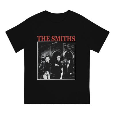 Męski T-shirt Brytyjskie Zespoły Rockowe w Latach 80. The Smiths Czysta Bawełna Ubrania Vintage Krótki Rękaw Okrągły Dekolt Koszulka Letni T-shirt