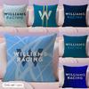 WWilliams Racing Cushion Cover Natural Linen Organic Fabric DoubleSided Printing Couch Pillow Covers Home Decor