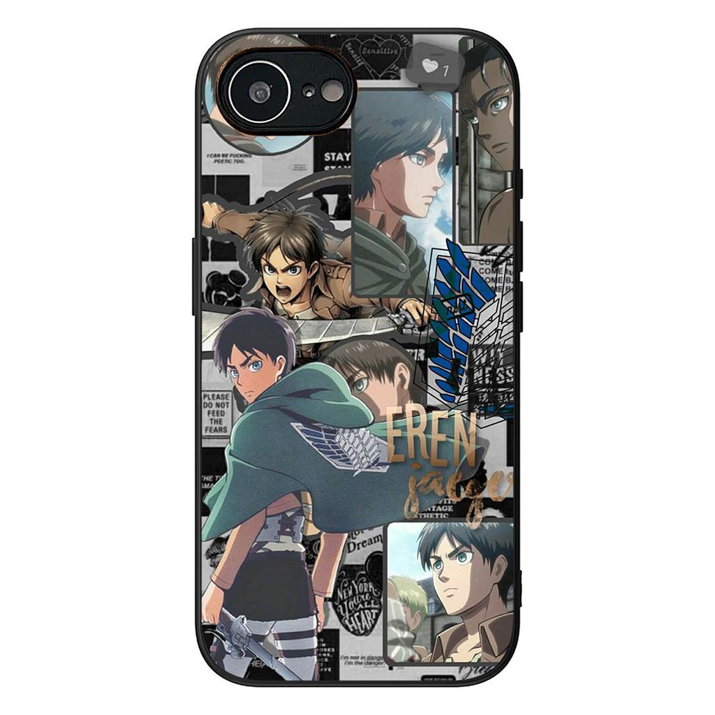 Levi Attack On Titan Eren Jaeger Phone Case for Motorola Moto E13 E20 E32 E22 E14 E15 G32 G60 G72 G7 G8 G82 G9 Plus Power Cover