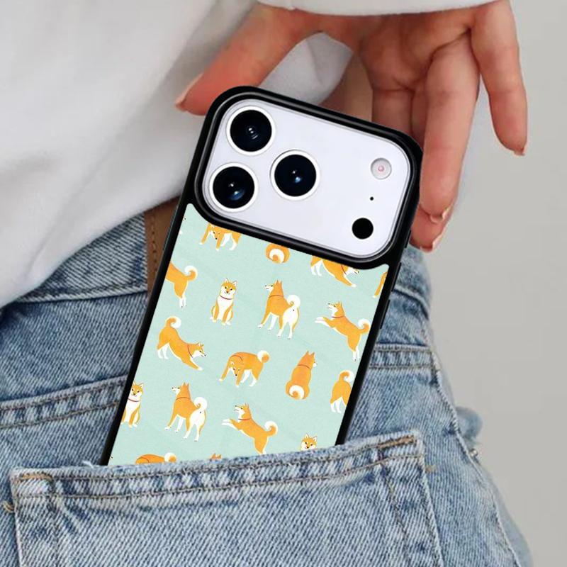 Space Doge Shiba Inu Handyhülle für iPhone 17ProMax 12 13 14 15 16e 17 Pro Max Plus Air Cover