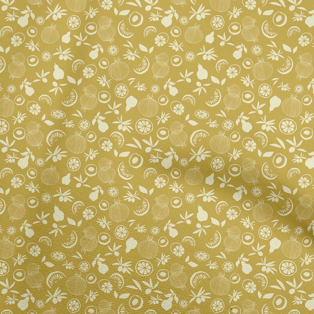 oneOone Tissu Coton Élasthanne Vert Clair Fruit Melon Avec Grenade Tissu Pour Couture Tissu Imprimé Artisanat Au Mètre 40 Pouces