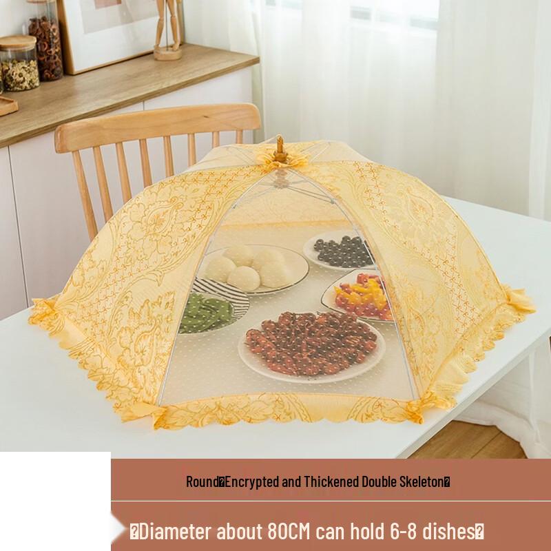 Large Round Foldable Food Cover Set