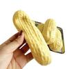 Pinch Toy with Peanut Shape Stress Relief Toy Soft Squeeze Sensory Fidget Toy Non-Sticky Desktop Ornament for Kids Adults