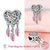 Charme Coeurs en Cuivre Originaux Rêve pour Bracelet Perles Bijoux Charme pour Femme Fabrication Bijoux Fins Cadeau Accessoire Bricolage
