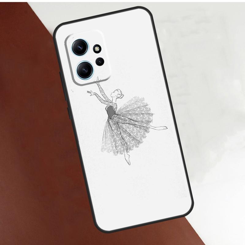 Ballett Tanz Hülle Für Xiaomi Redmi Note 14 Pro 10 11 12 13 Pro 11S 12S Hülle Für Redmi 15 14C 12C 10C 13C