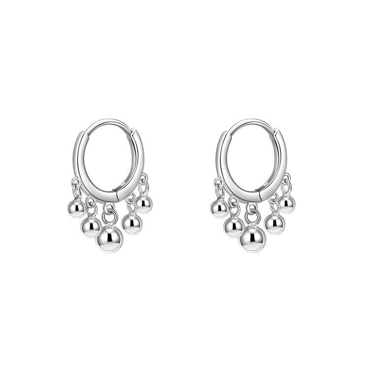 2022 New Style 925 Sterling Silver Needle Tassel Ear Cuff: Women's Niche Summer Stud & Hoop Earrings