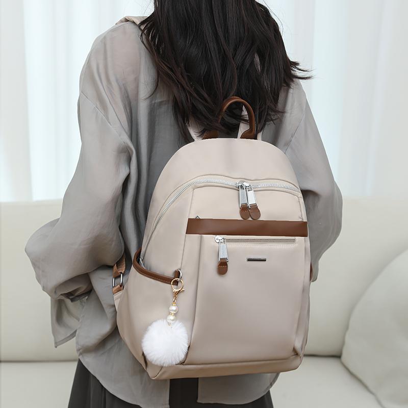 Nylon Rucksack Damen Pendler große Kapazität Reisetasche Student Schultasche