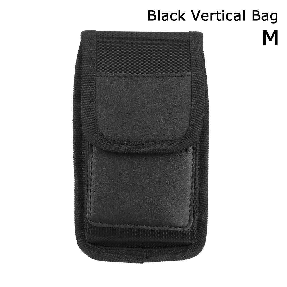 New Fashion Oxford Cloth Mobile Phone Pocket Nylon Fabric Wear Belt Waist Packs Protective Case With Clip Bag Accessories