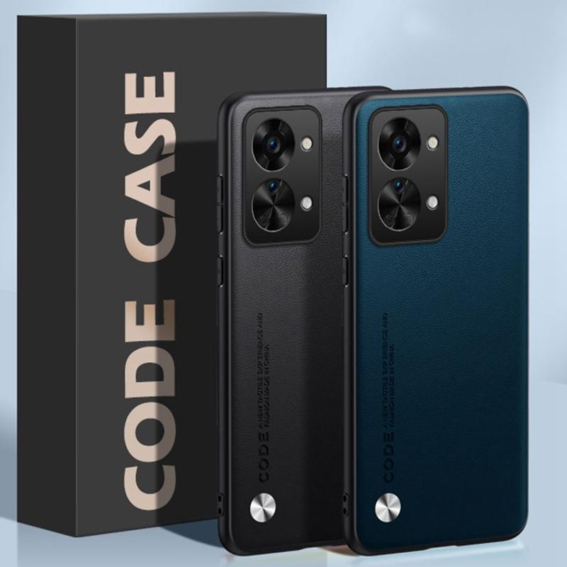 Luxury PU Leather Case For OnePlus Nord 2T Back Cover Matte Silicone Full Protection Phone Case For One Plus Nord 2T 5G Nord2T