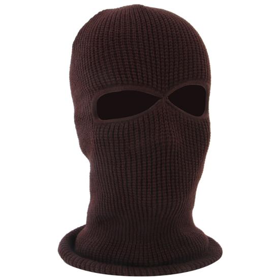 Army Tactical Winter Warm Ski Cycling 2 Hole Balaclava Hood Cap Full Face