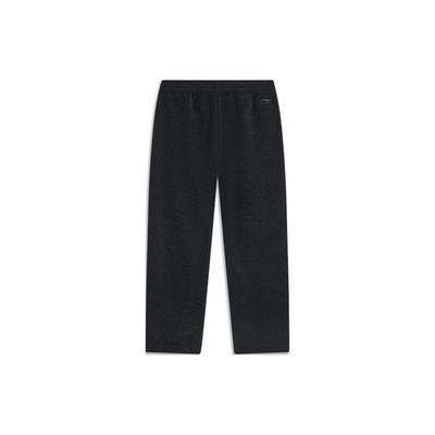 Li Ning Sports Lifestyle Serie Einfarbige Elastische Taille Gerades Bein Freizeithose Damen Unterteile AKLT828-1