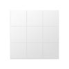 25pcs DIY Square Mirror Wall Stickers 15cm Self Adhesive Tiles 3D Mirror Decor for DIY Acryli