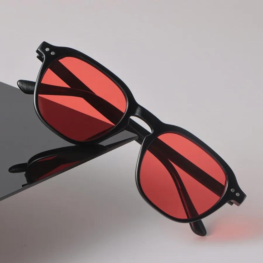 Designer Square Sunglasses Women Men Retro Candy Color Mirror Lens Classic Personality Eyewear Sun Glasses Brand