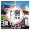 Trailer Door Lock Portable Security With 2 Keys Trailer Entry Latches Replacement Kit For Motorhome Hauler Campervan Truck Cargo