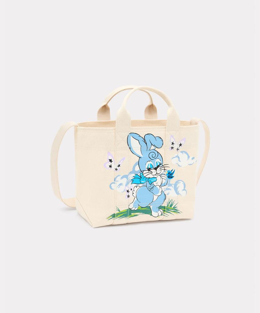 Kenzo Women'S Cartoon Small Tote Bag Ivory_K265Aiac03Ivf
