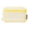 Cosmetic Bag Zipper Design Adjustable Size Large Capacity Mesh See-Through Washable Breathable Travel Makeup Organizer Storage Pouch