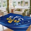Covor din Catifea Cristal cu Design Fotbalistic Everton Covoraș Decorativ Moale pentru Dormitor Intrare