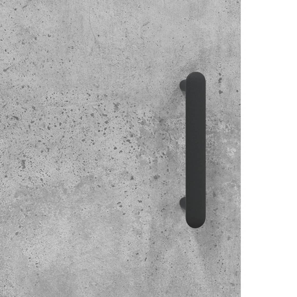 Highboard Concrete Grey 69.5 X 31 X 115 Cm Particleboard