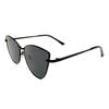 New Retro Metal Small Frame Cat-eye Sunglasses Womean Style European And American Fashion Street Photo Decorative Sungla Uv400