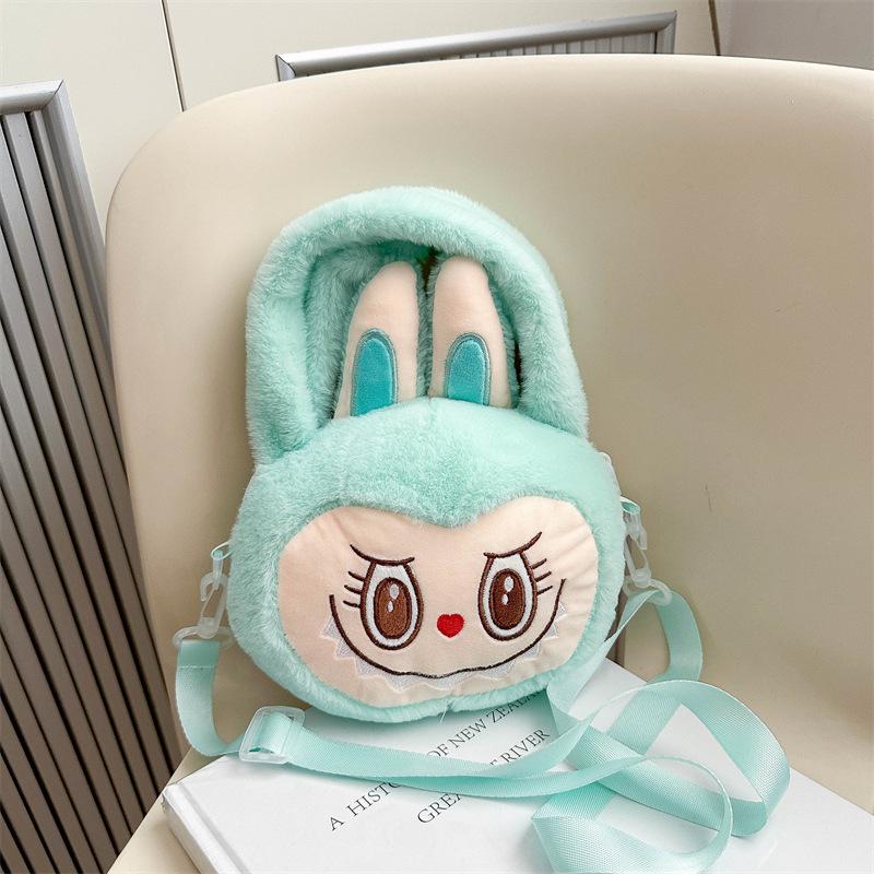Elf Cartoon Peripheral Plush Toy Cute Labubu Shoulder Bag Girly Crossbody Storage Bag CLE