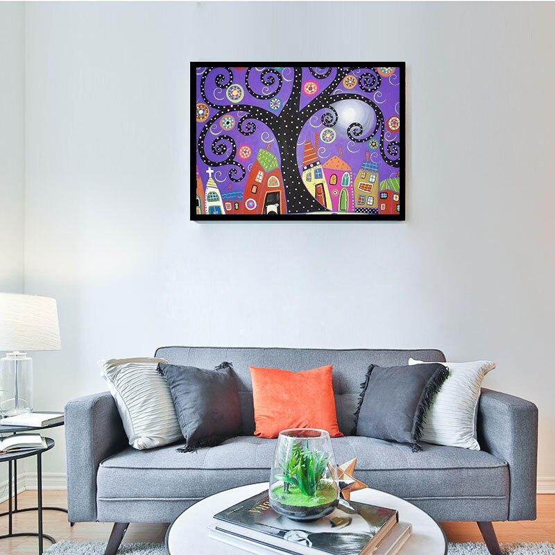 DIY 5D-Diamant-Stickerei, abstraktes Ölgemälde, Van Gogh-Kunst, Sternennacht, Kreuzstich, voller runder Bohrer, Kunstharz, Heimdekoration