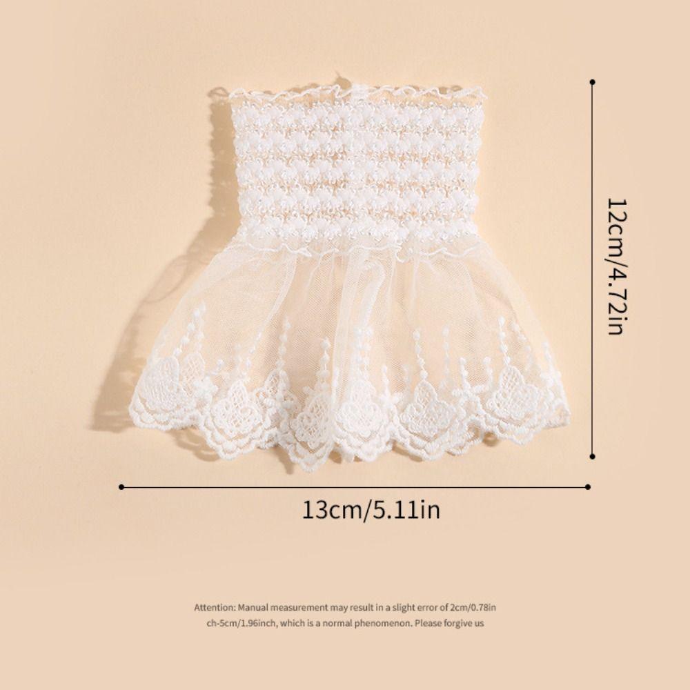 Lace Ruffled Wrist Fake Cuff Costume Accessory Wrist Cuff Fashion Lace Cuff  Stage Performance