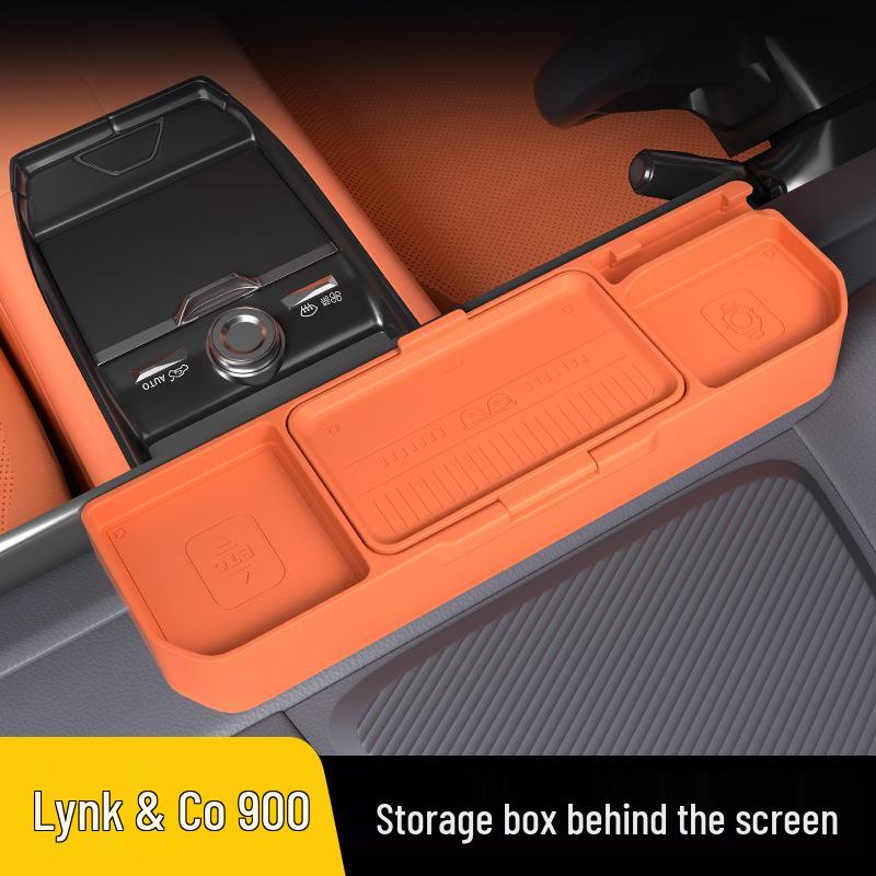 Support de rangement en silicone anti-poussière pour écran Lynk & Co 900