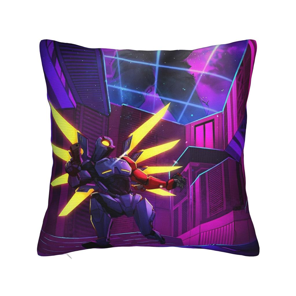 Ultrakill V1 V2 Shooting Game Pillowcase Soft Polyester Cushion Cover Decorations Hell Is Full Throw Pillow Case Cover Square