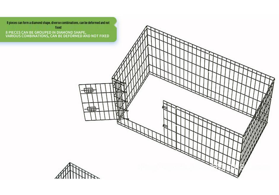Indoor Pet Fence & Cage for Medium and Small Dogs - Teddy Edition