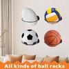 Suporte de Parede para Basquete Metal Futebol Exibição de Parede Armazenamento Organizador Esportivo Acessório Suporte para Exibição de Bolas Para Sala de Estar Quarto