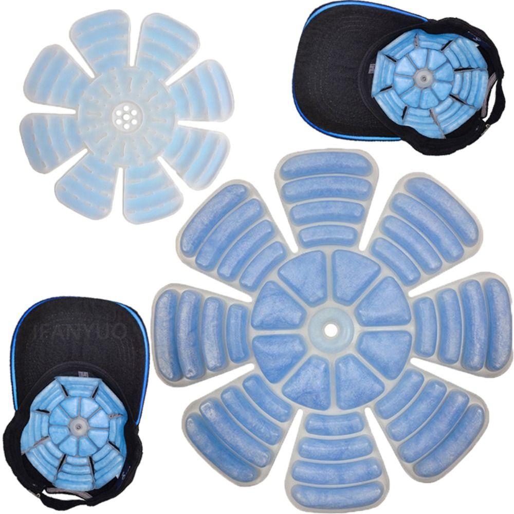 Universal Helmets Cooling Cap Reusable PCM Ice Pack Hat Portable Hat Cooling Ice Pads  Outdoor