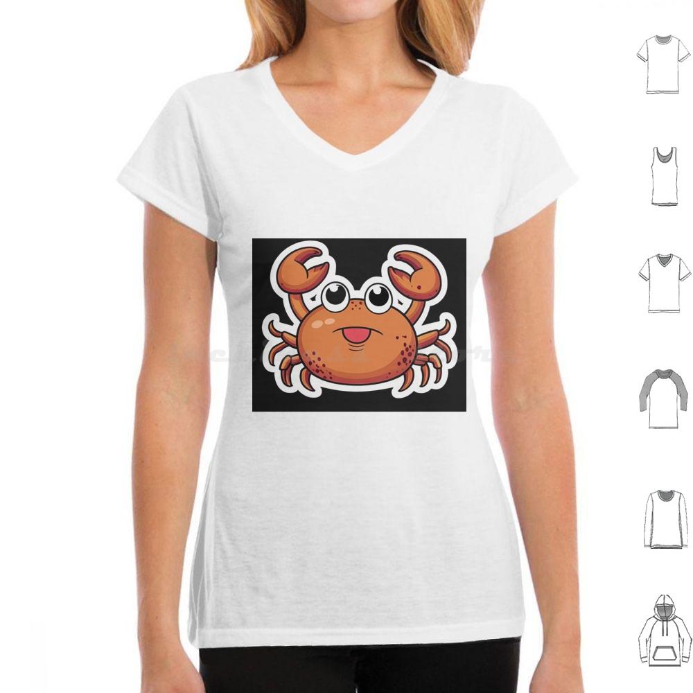Krabbe Orange Süß Maryland T-Shirt Baumwolle Männer Frauen DIY Druck Krabbe Maryland Chesapeake Bucht Tierwelt Natur Tier Krabbe Krabben
